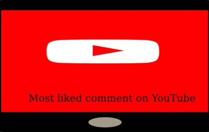 Most liked comment on YouTube