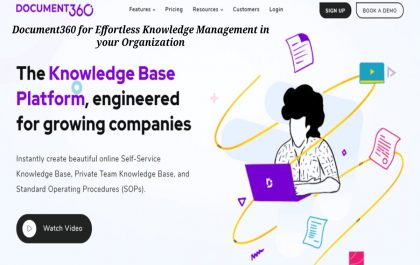 Document360 for Effortless Knowledge Management in your Organization