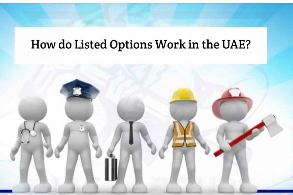 How do listed options work in the UAE