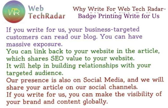 Badge Printing Write For Us 