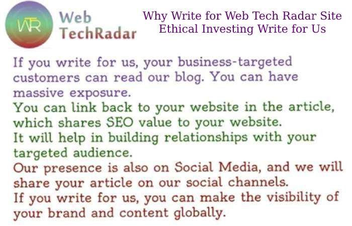 Ethical Investment Write For Us 