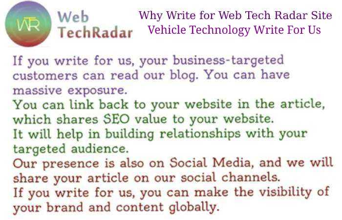 Why Write for Web Tech Radar Site